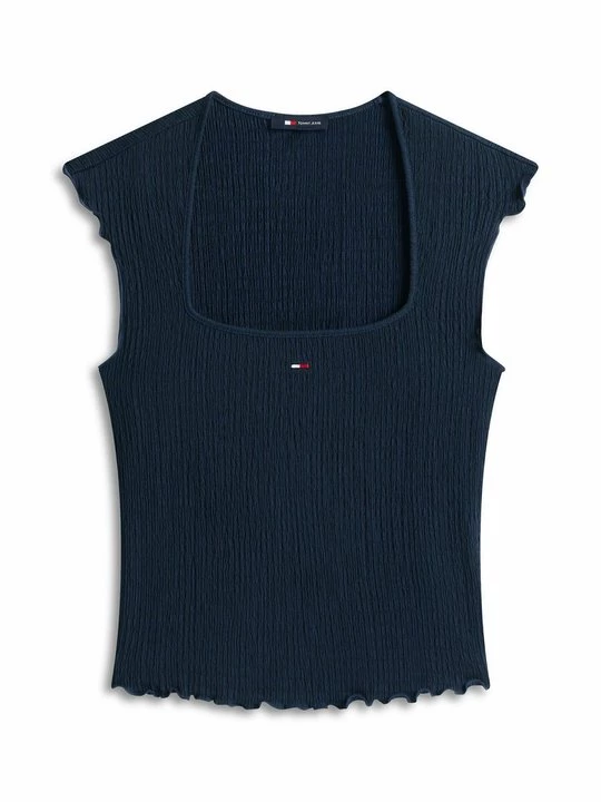 Foto van product T-shirt basic Tommy Jeans donkerblauw