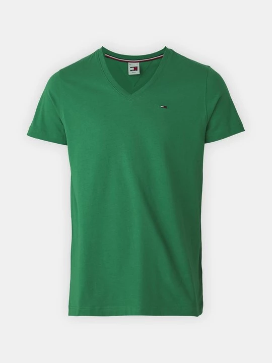 Foto van product T-shirt basic Tommy Jeans groen