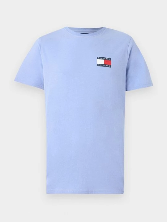 Foto van product T-shirt basic Tommy Jeans lichtblauw