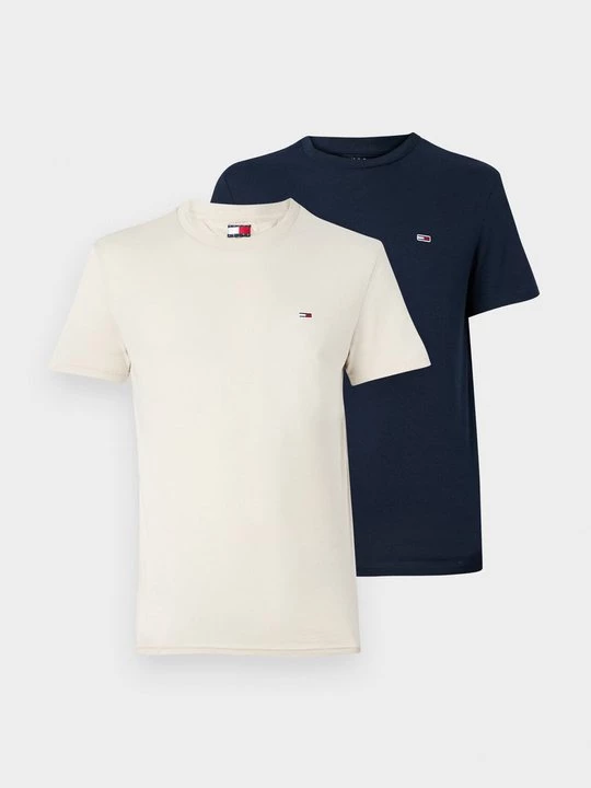 Foto van product T-shirt basic Tommy Jeans lichtblauw