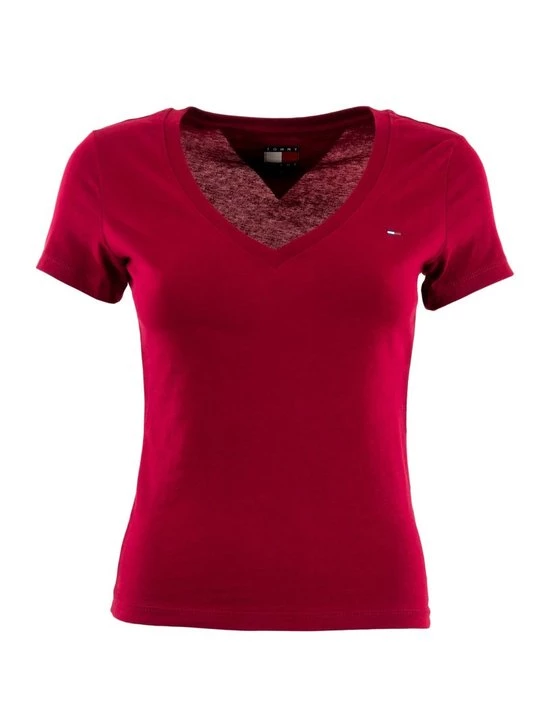 Foto van product T-shirt basic Tommy Jeans rood