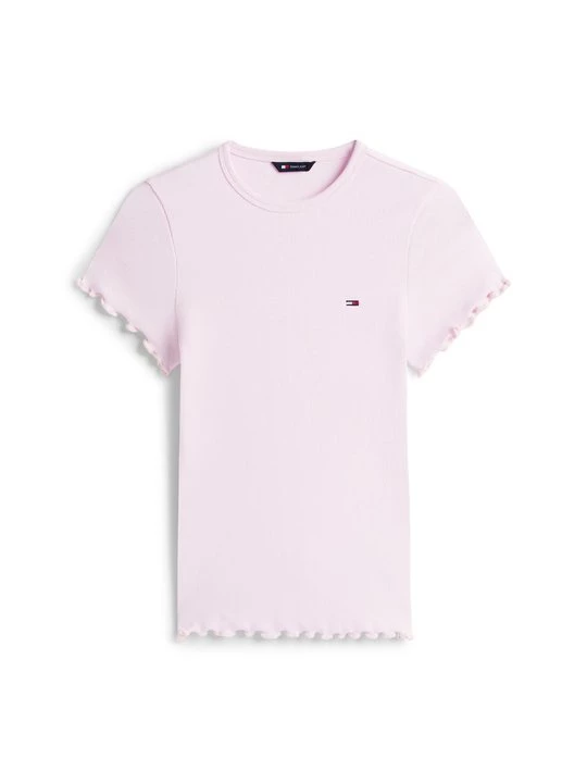 Foto van product T-shirt basic Tommy Jeans roze