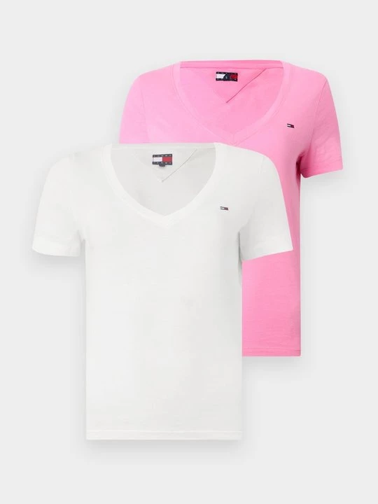 Foto van product T-shirt basic Tommy Jeans wit