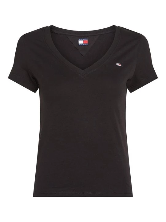 Foto van product T-shirt basic Tommy Jeans zwart