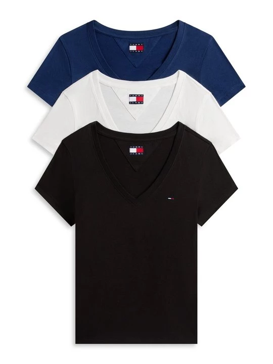 Foto van product T-shirt basic Tommy Jeans zwart