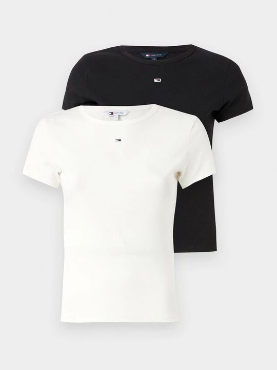 Foto van product T-shirt basic Tommy Jeans zwart