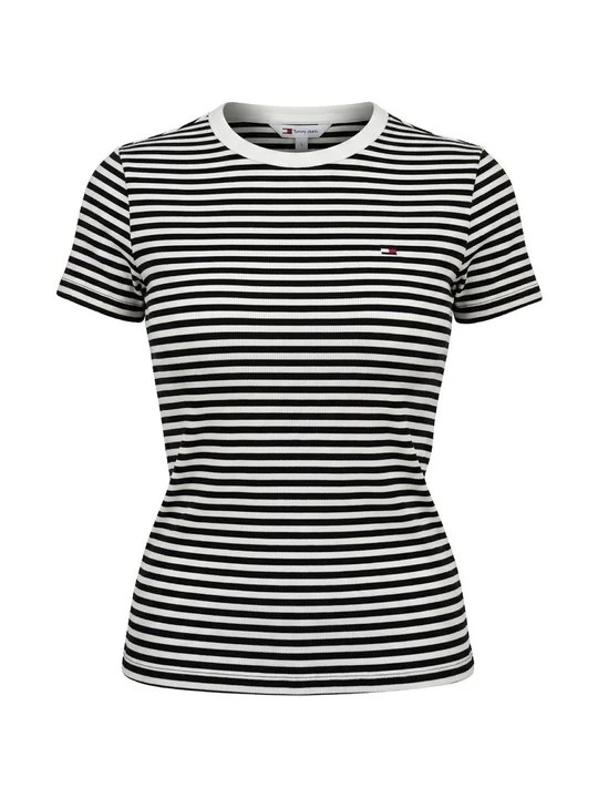Foto van product T-shirt basic Tommy Jeans zwart