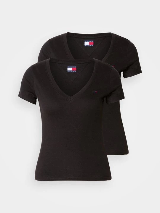 Foto van product T-shirt basic Tommy Jeans zwart