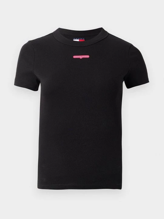 Foto van product T-shirt basic Tommy Jeans zwart