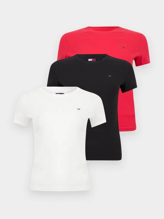 Foto van product T-shirt basic Tommy Jeans zwart
