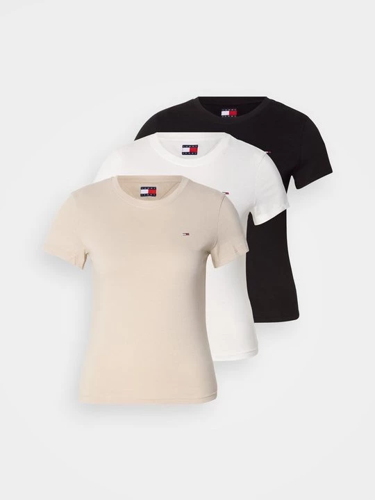 Foto van product T-shirt basic Tommy Jeans zwart
