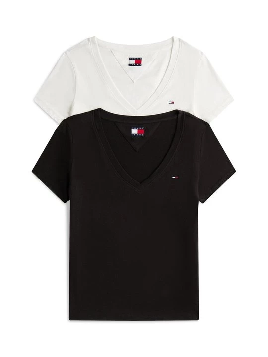 Foto van product T-shirt basic Tommy Jeans zwart