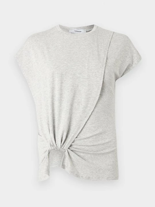 Foto van product T-shirt basic Topshop grijs gemêleerd