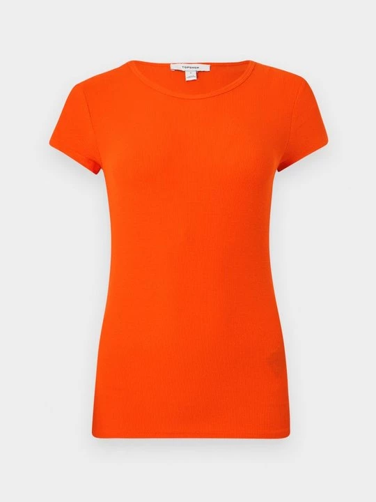 Foto van product T-shirt basic Topshop oranje