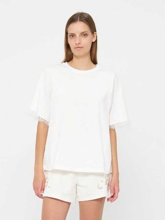 Foto van product T-shirt basic TWINSET wit