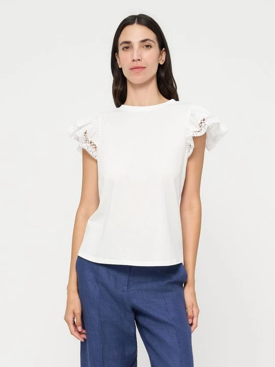 Foto van product T-shirt basic TWINSET wit