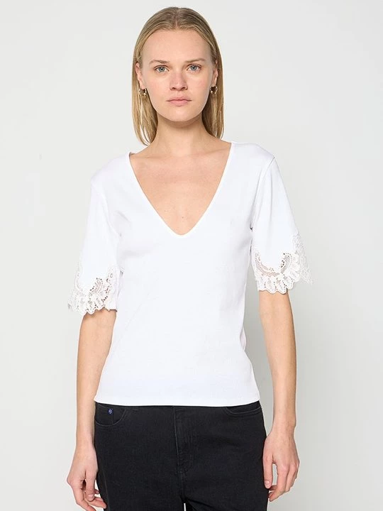 Foto van product T-shirt basic TWINSET wit
