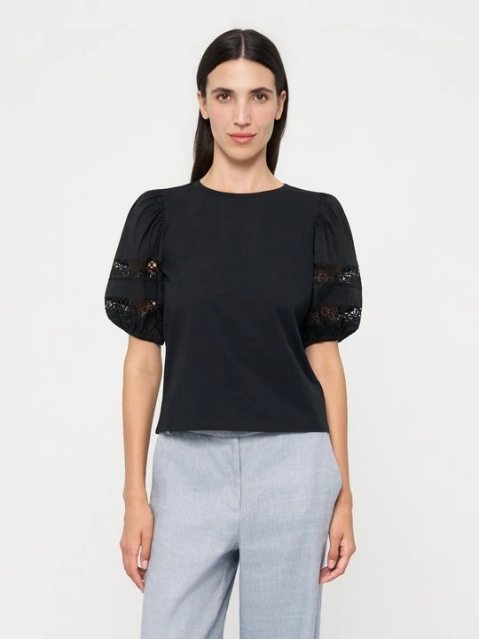 Foto van product T-shirt basic TWINSET zwart