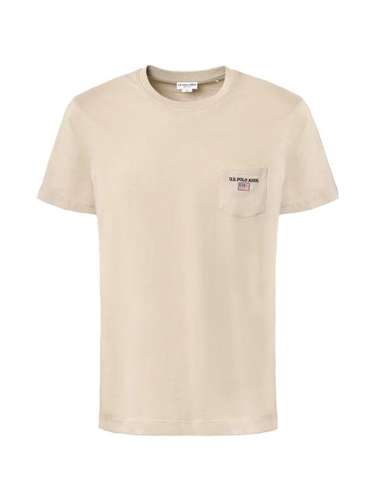 Foto van product T-shirt basic U.S. POLO ASSN. beżowy
