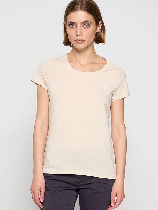 Foto van product T-shirt basic U.S. POLO ASSN. beżowy