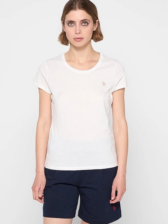 Foto van product T-shirt basic U.S. POLO ASSN. crème