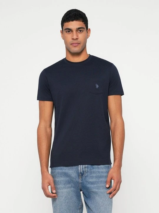 Foto van product T-shirt basic U.S. POLO ASSN. donkerblauw denim