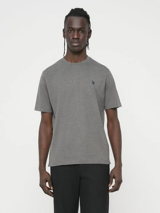 Foto van product T-shirt basic U.S. POLO ASSN. donkergrijs