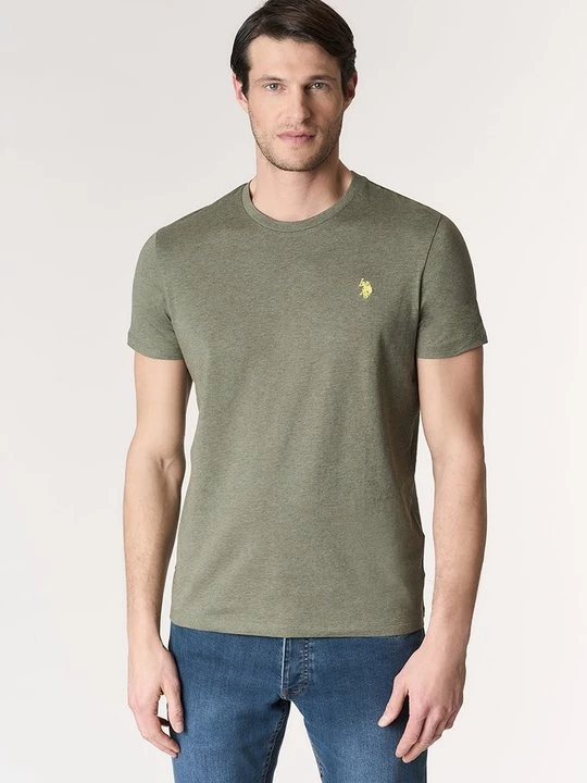 Foto van product T-shirt basic U.S. POLO ASSN. donkergroen