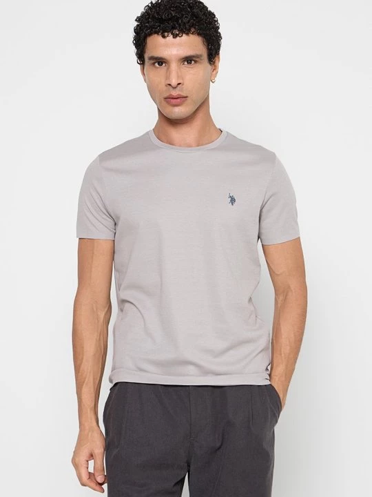 Foto van product T-shirt basic U.S. POLO ASSN. grijs