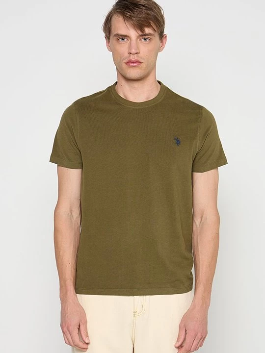 Foto van product T-shirt basic U.S. POLO ASSN. kaki