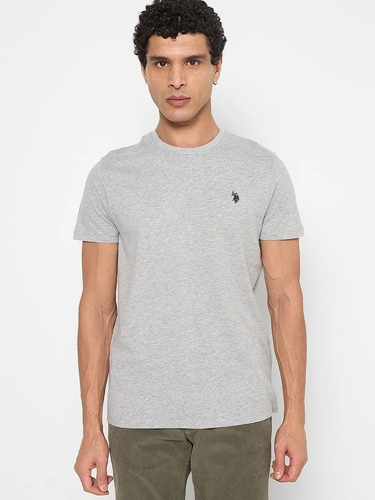 Foto van product T-shirt basic U.S. POLO ASSN. lichtgrijs