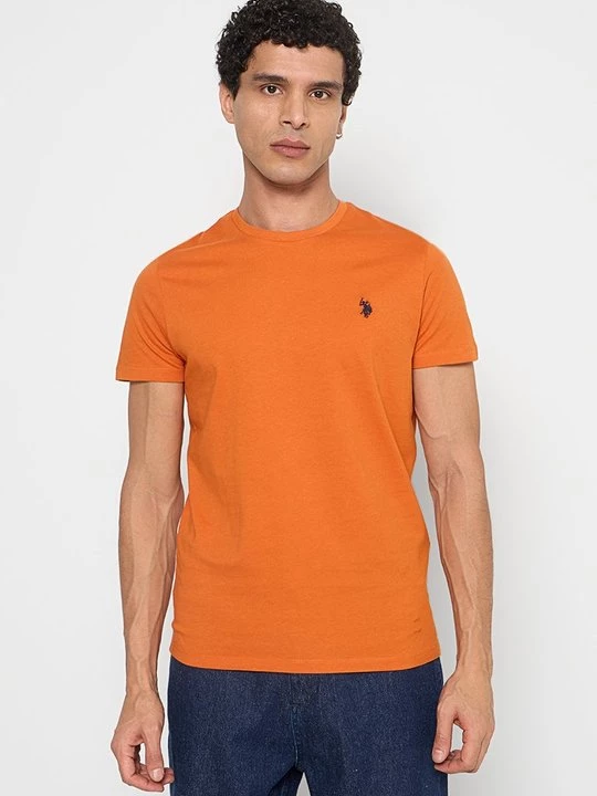 Foto van product T-shirt basic U.S. POLO ASSN. oranje