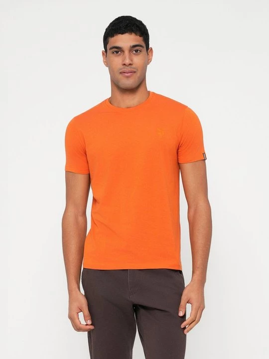 Foto van product T-shirt basic U.S. POLO ASSN. oranje