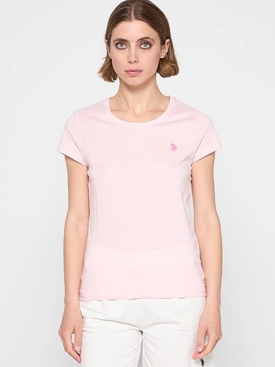 Foto van product T-shirt basic U.S. POLO ASSN. roze