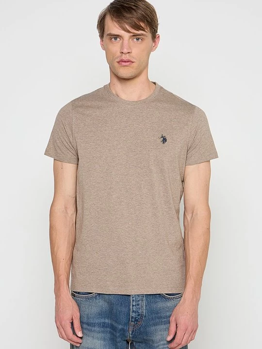 Foto van product T-shirt basic U.S. POLO ASSN. zandkleur