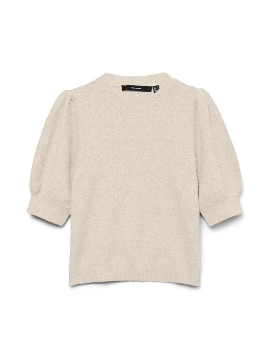 Foto van product T-shirt basic Vero Moda beżowy