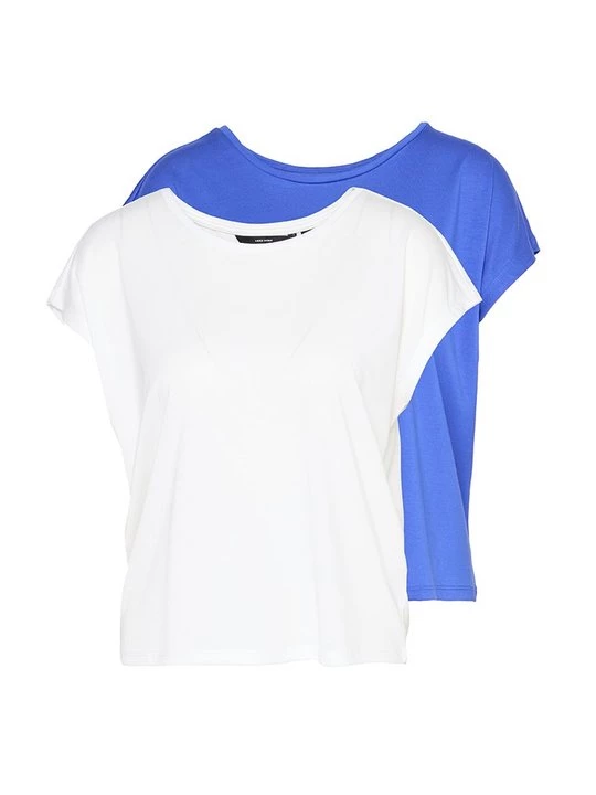 Foto van product T-shirt basic Vero Moda blauw