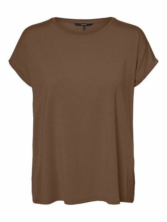 Foto van product T-shirt basic Vero Moda bruin