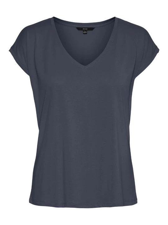 Foto van product T-shirt basic Vero Moda donkerblauw
