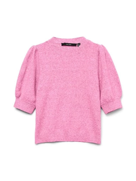 Foto van product T-shirt basic Vero Moda donkerroze