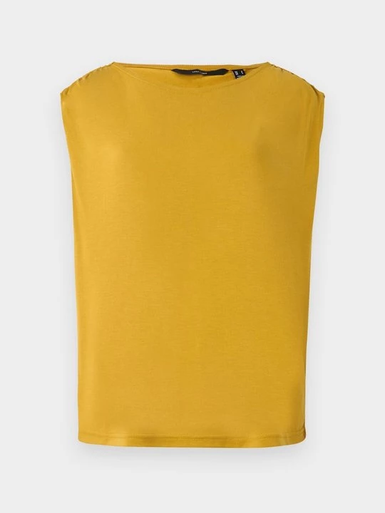 Foto van product T-shirt basic Vero Moda goudkleurig