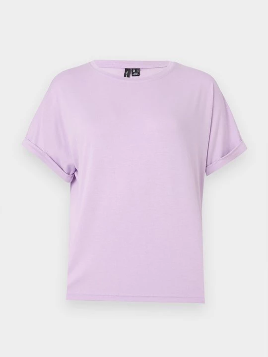 Foto van product T-shirt basic Vero Moda lila gemêleerd