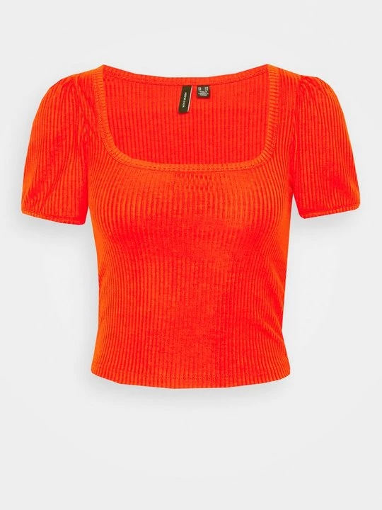 Foto van product T-shirt basic Vero Moda rood