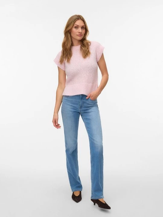 Foto van product T-shirt basic Vero Moda roze