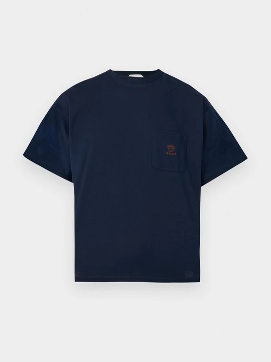 Foto van product T-shirt basic Versace donkerblauw
