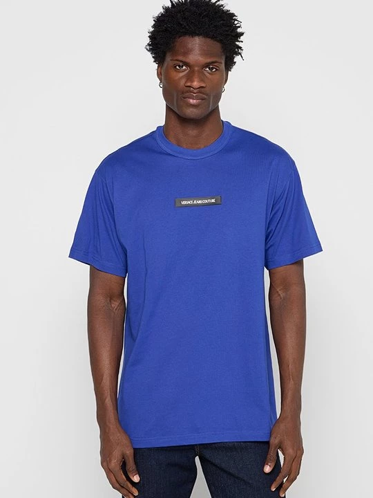 Foto van product T-shirt basic Versace Jeans Couture blauw