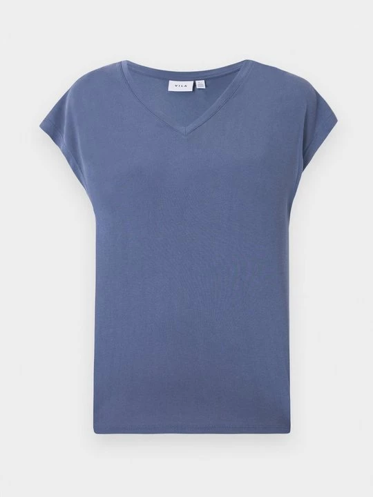 Foto van product T-shirt basic Vila blauw