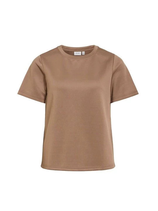 Foto van product T-shirt basic Vila bruin