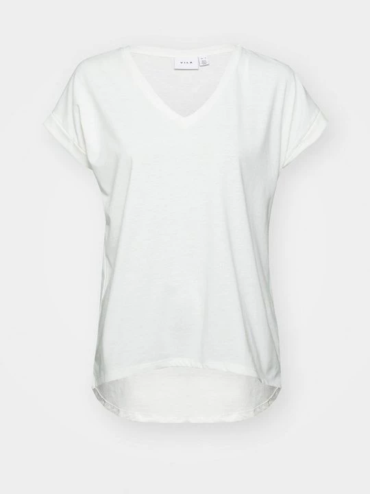 Foto van product T-shirt basic Vila crème