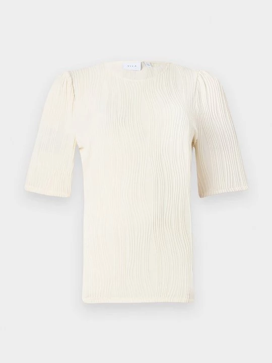 Foto van product T-shirt basic Vila crème
